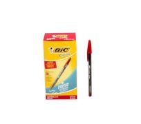 Caneta Bic Cristal 1.6mm Ponta Grossa Cor Vermelha 