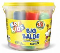 Balde com Massas Acrilex 30 Cores 1.5 kg