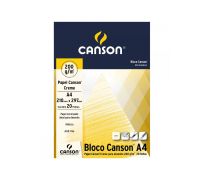 Bloco Canson Para Desenho cor Creme 200gs c/20 folhas A4