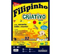 Bloco Criativo Filiperson 120gs 8 cores c/32 folhas  A3