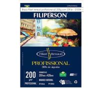 Bloco  Filiperson  - Renaud  200gs Branco C/20 Folhas A3 