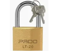 Cadeado Pado De Latão (LT -20 ) - 20mm c/2 chaves - Cor Dourado 