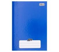  Caderno Universitário Capa Dura Brochura Costurado 48 folhas- Azul