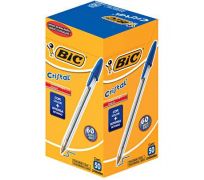caneta esferográfica bic cristal 1,0 azul, cx c/50