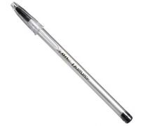 caneta esferográfica bic diamante preta