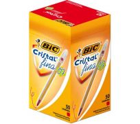 caneta esferográfica bic fina 0,7 vermelha, cx c/50