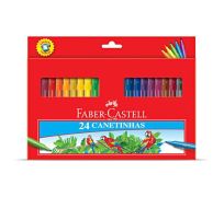 Caneta Faber Castell  - Hidrográfica Prestocolor - C/24 Cores  (Ref:150124CZF)