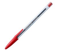  Caneta Compactor -  Esferográfica  Economic 1.0mm  Cor Vermelha  