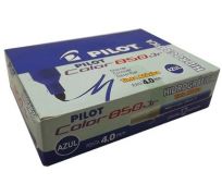 Caneta hidrográfica Pilot Color 850 azul, cx c/12