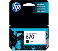 Cartucho HP CZ113 (670) preto