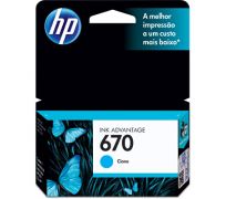 Cartucho HP CZ114 (670) cyan 