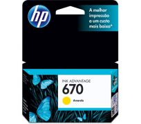 Cartucho HP CZ116 (670) amarelo