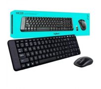 Combo teclado e mouse sem fio Logitech MK220
