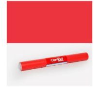 Adesivo contact vermelho rolo de 45cms x 10mts