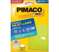 Etiqueta ink jet/laser pimaco A5 Q1219 c/ 12 fls