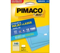 Etiqueta ink jet/laser pimaco A5 Q0916 c/ 12 fls 