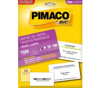 Cartão de visita pimaco c/ 100 rf 7088