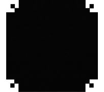 EVA atoalhado 40x60 cms preto