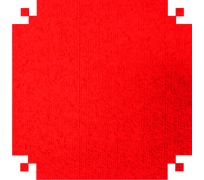 EVA atoalhado 40x60 cms vermelho