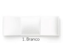 Fita de Cetim Najar - 10mm x 10mts - Cor Branco 