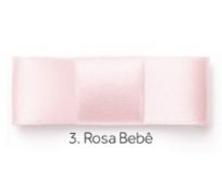 Fita de Cetim Najar - 22mm x 10mts - Cor Rosa Bebê