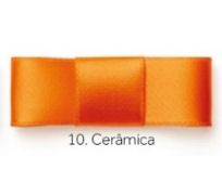 Fita de Cetim Najar - 10mm x 10mts - Cor Cerâmica
