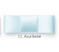 Fita de Cetim Najar - 38mm x 10mts - Cor Azul Bebê