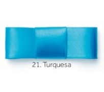 Fita de Cetim Najar - 22mm x 10mts - Cor Azul Turquesa 