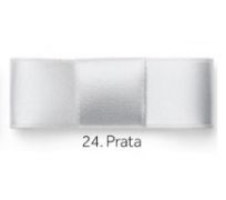 Fita de Cetim Najar - 7mm x 10mts - Cor Prata 