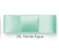 Fita de Cetim Najar - 22mm x 10mts - Cor Verde Água 
