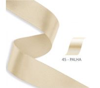 Fita de Cetim Najar - 10mm x 10mts - Cor Palha 
