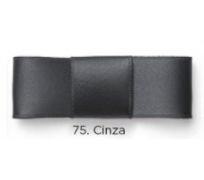 Fita de Cetim Najar - 22mm x 10mts - Cor Cinza