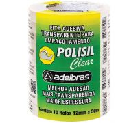 Fita adesiva Adelbras 12mm x 50mts pacote com 10