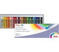 Giz pentel pastel oleoso 25 cores