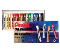Giz pentel pastel oleoso com 16 cores