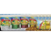 Glitter pink arco-iris, pote com 3gs