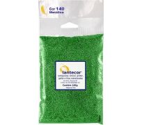 Glitter metalizado lantecor cor verde com 100gs