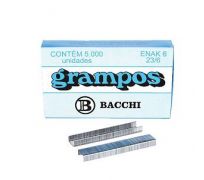 Grampo Bacchi galvanizado enak 23/06 com 5.000