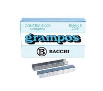 Grampo Bacchi galvanizado enak 23/08 com 5.000