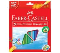 Lapis de cor Faber 24 cores