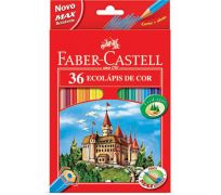 Lápis de Cor - EcoLápis  Faber-Castell - C/36 Cores  - (REF:120136G)