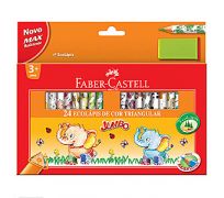 Lapis de cor Faber jumbo 24 cores 123024ap