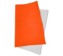 Papel Camurça - VMP 40cm x 60cm - C/ 25 Folhas - Cor Laranja 