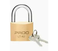 Cadeado Pado De Latão (LT -40 ) - 40mm c/2 chaves - Cor Dourado 