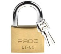 Cadeado Pado De Latão (LT -60 ) -60mm c/2 chaves - Cor Dourado 