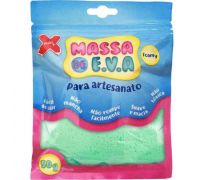 Massa de eva com 50 grs verde claro