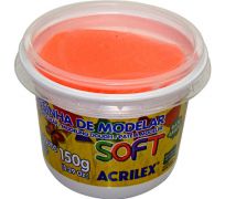 Massa para modelar acrilex soft 150 gs 105 laranja 