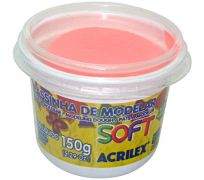 Massa para modelar acrilex soft 150 gs 103 vermelho