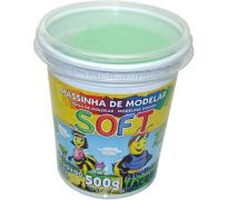 Massa para modelar acrilex soft 500 gs 101 verde