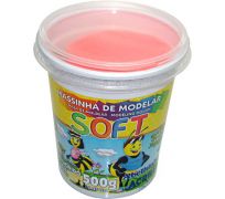 Massa para modelar acrilex soft 500 gs 103 vermelho